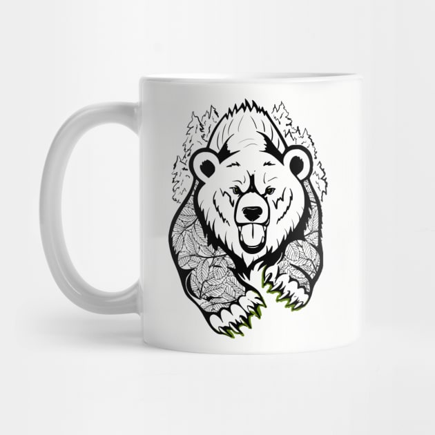 Bear spirit in the wood by CB_design